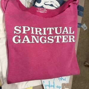 Spiritual Gangster Fuchsia Hoodie